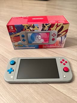 nintendo switch LITE zacian and zamazenta edition