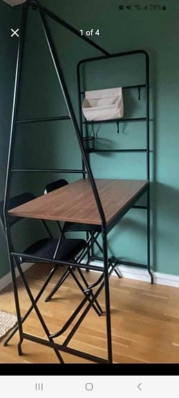 Ikea Håverud Barbord med 2 stolar