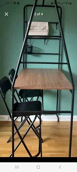Ikea Håverud Barbord med 2 stolar