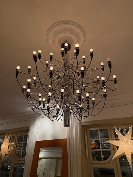 Flos Sarfatti 2097/50 Krom LED dimbar