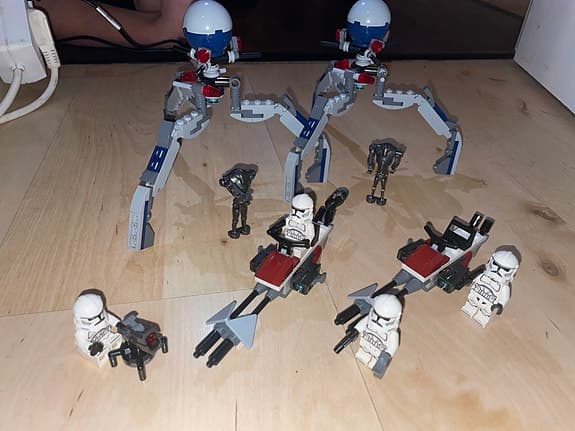 LEGO Star Wars minifigurer och fordon