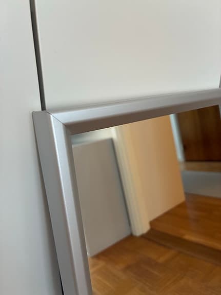 IKEA Spegel med silvrig ram