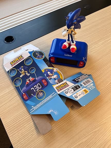 Lexibook Sonic väckarklocka Ny oanvänd