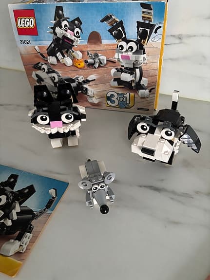 LEGO Creator nr 31021 2st katt, råtta Hund