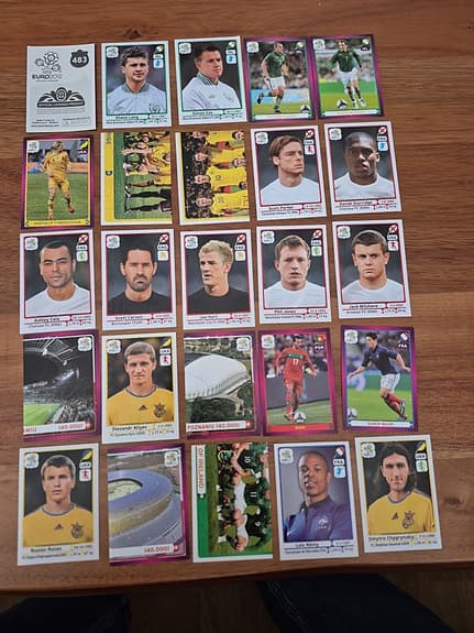 254/ ca 194 st Fotboll WM 2012
Nyskick