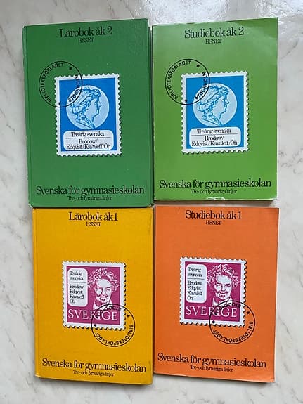 Svenska för gymnasieskolan åk. 1 och 2 från 70 talet.