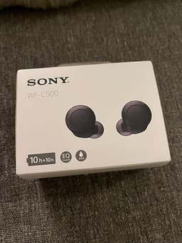 Sony WF-C500 trådlösa hörlurar svart