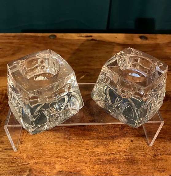 Orrefors ljusstake/ljuslykta från serien "För världens barn"