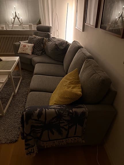 Soffa, 5 sittplatser !