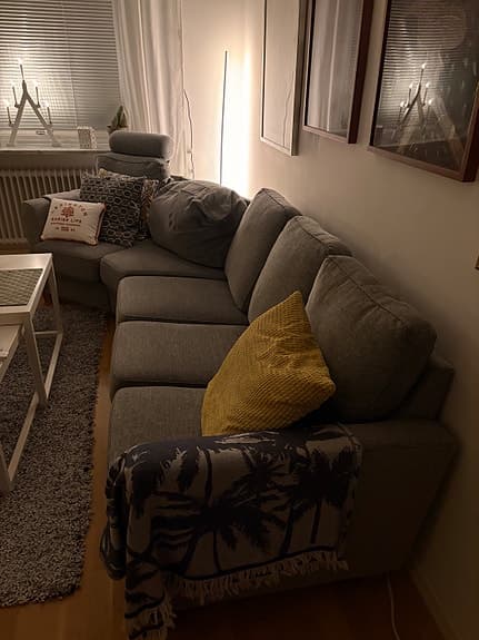 Soffa, 5 sittplatser !