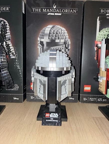 LEGO Star Wars Mandalorian hjälm byggsats 465 bitar