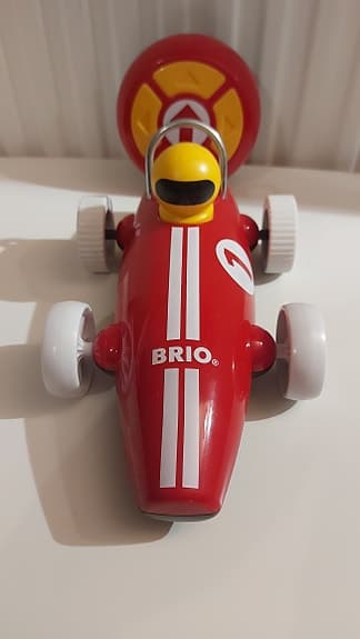 BRIO fjärrstyrd racerbil – Fungerar mycket bra – 26–27 cm