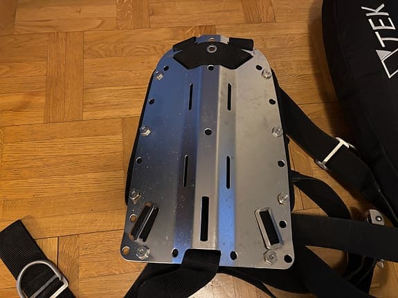 Scubapro ryggplatta och vinge för dykning