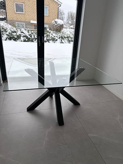 Matbord Glas oanvänd