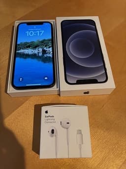 Apple iPhone 12 64 GB svart