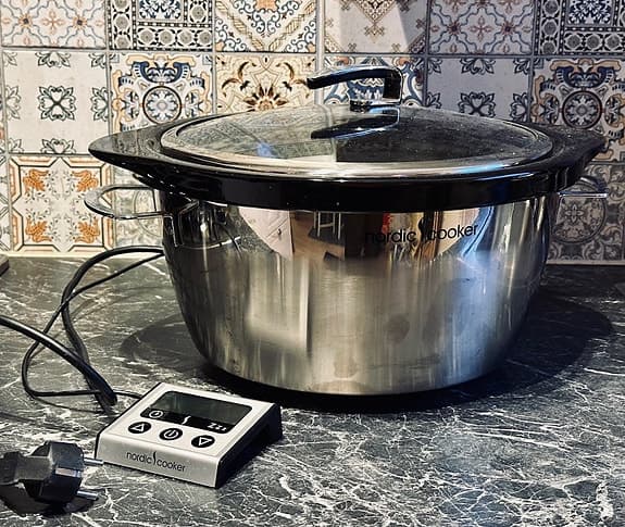 Nordic Cooker NC-01 Slow Cooker 300W Rostfritt stål