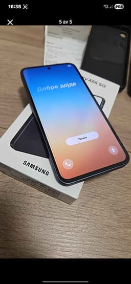 Samsung Galaxy A55 5G 128/8 GB Olåst och Garanti