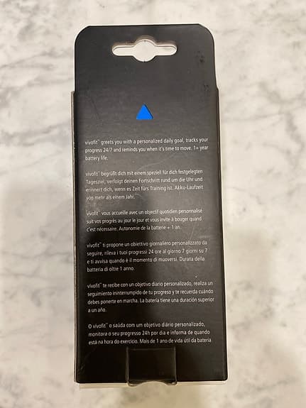 Garmin Vivofit Fitnessarmband svart