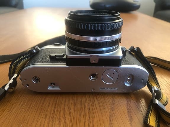 Nikon FG20 Analog systemkamera + Nikon AF Nikkor 70-210mm 1:4-5.6