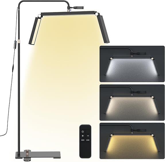 NY 180cm Hög, 60cm Lång Färgskiftande LED Warhammer, Smink, m.m.