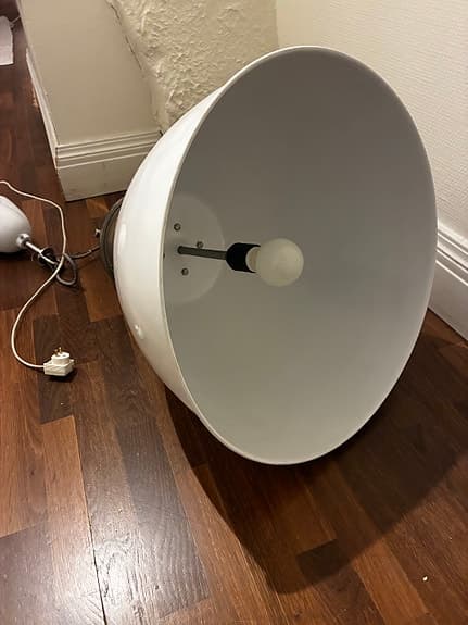 Stor elegant industrilampa från Watt&Veke