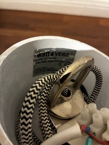 Stor elegant industrilampa från Watt&Veke