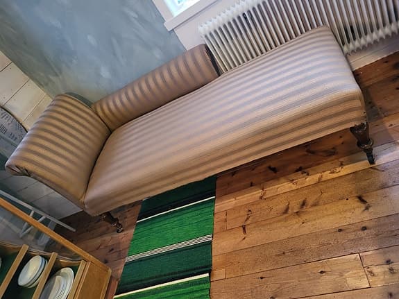 Schäslong Dagbädd Divan Vintage Radig På hjul