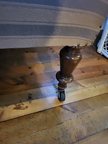 Schäslong Dagbädd Divan Vintage Radig På hjul