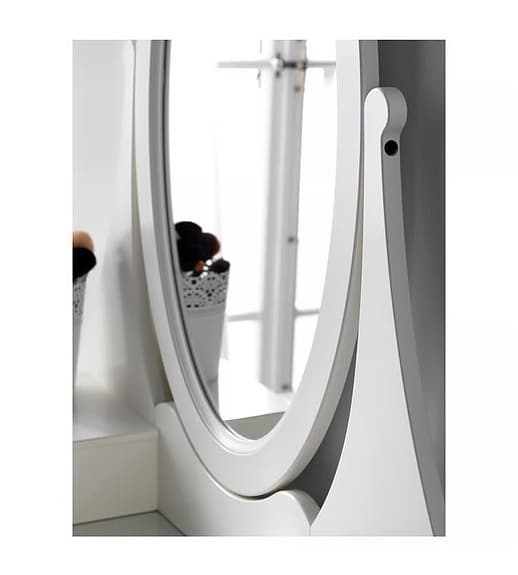 HEMNES Ikea Toalettbord med spegel, vit, 100x50 cm