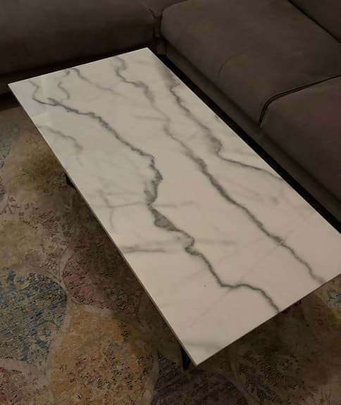 Soffbord i marmor från Mio 120 x 60 cm