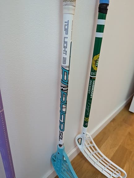 Innebandy klubbor 2st zone 1st Unihoc plus ett blad zone