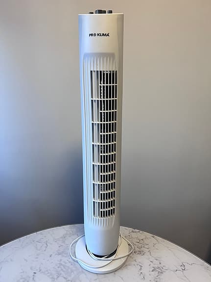 Pro Klima Fläkt Tornfläkt Vit