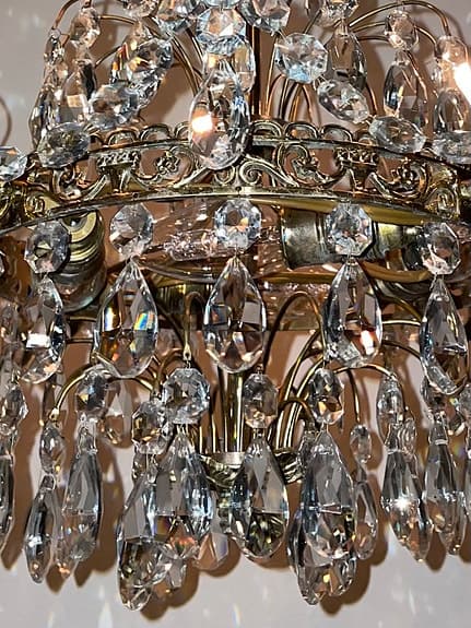 Äkta kristallkrona 1930-tal