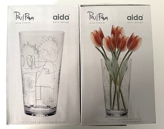 Vaser - 2 st - Poul Pava - helt nya