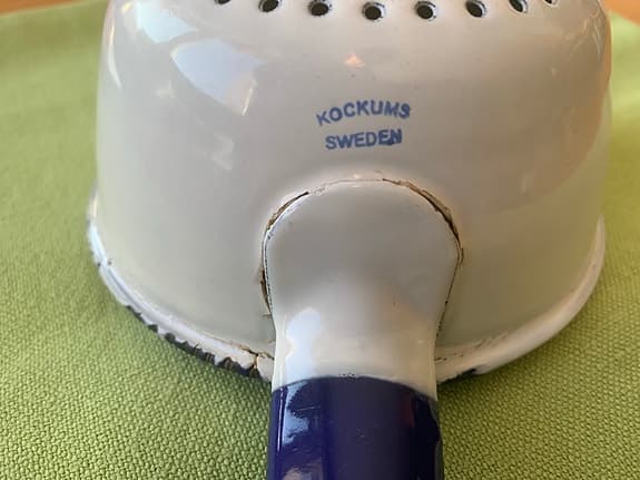 Kockums emaljerad sil