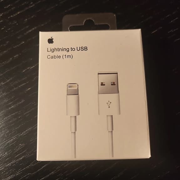 Apple Lightning to USB-kabel 1 meter