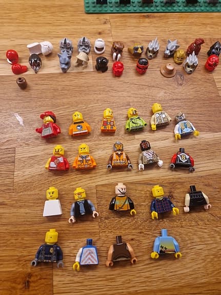 Lego gubbar, tillbehör