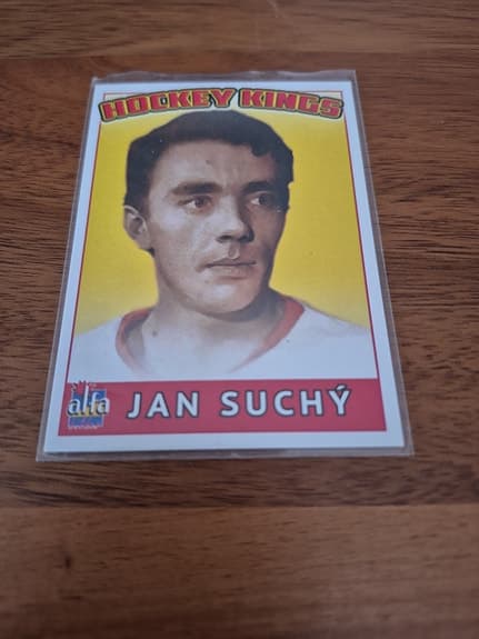 203/ Nr 18 Jan Suchy Alfa Hockey Kings 50 ex Nyskick Samlarobjekt