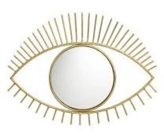 Unik spegel gyllene öga , att hänga på väggen