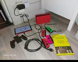 Nintendo oled med fjärrkontroller