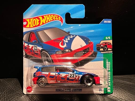 Hot Wheels Honda Civic Custom leksaksbil