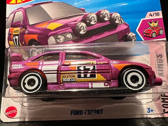 Hot Wheels Ford Escort leksaksbil