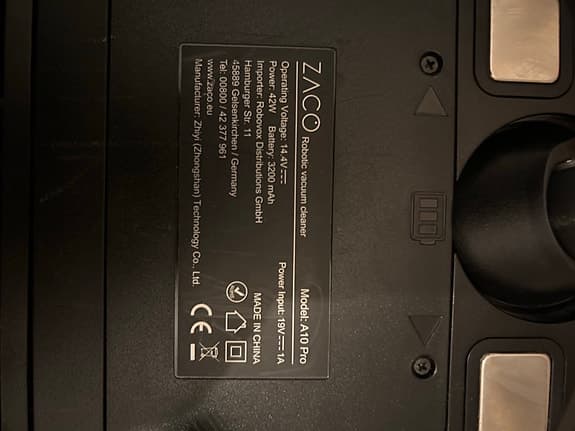 Zaco A10 Pro Robotdammsugare