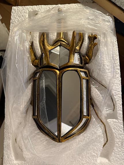 KARE Design, Väggdekor spegel Beetle