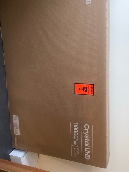 Samsung UHD 4k tv 50 i obruten förpackning