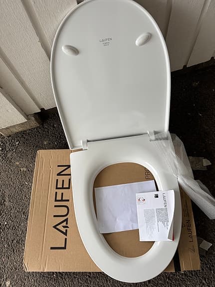 Laufen Toalettsits vit
