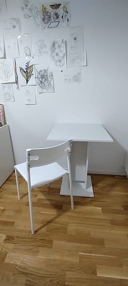 Bord och Stol från VidaXL som nya
