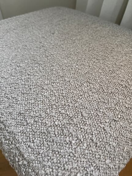 PALL I BOUCLÉ Ljusgrå