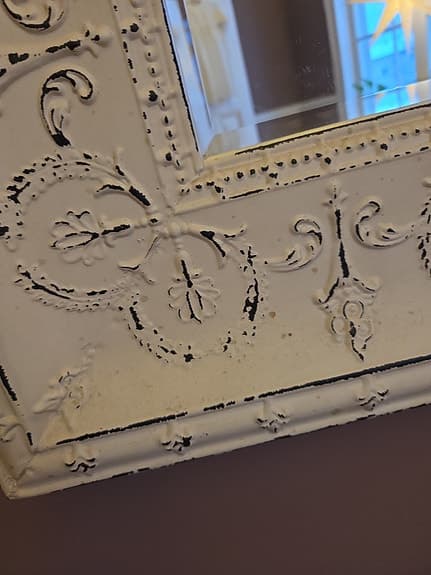 Gedigen spegel ca 80x80cm