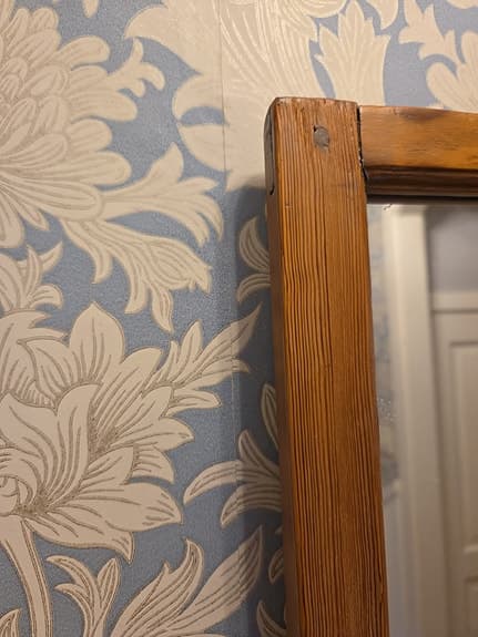 Spegel av Antikt fönster